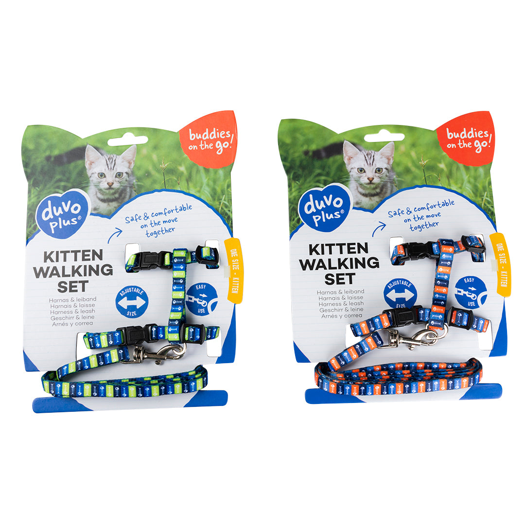Kitten Walking Set Fish Bones