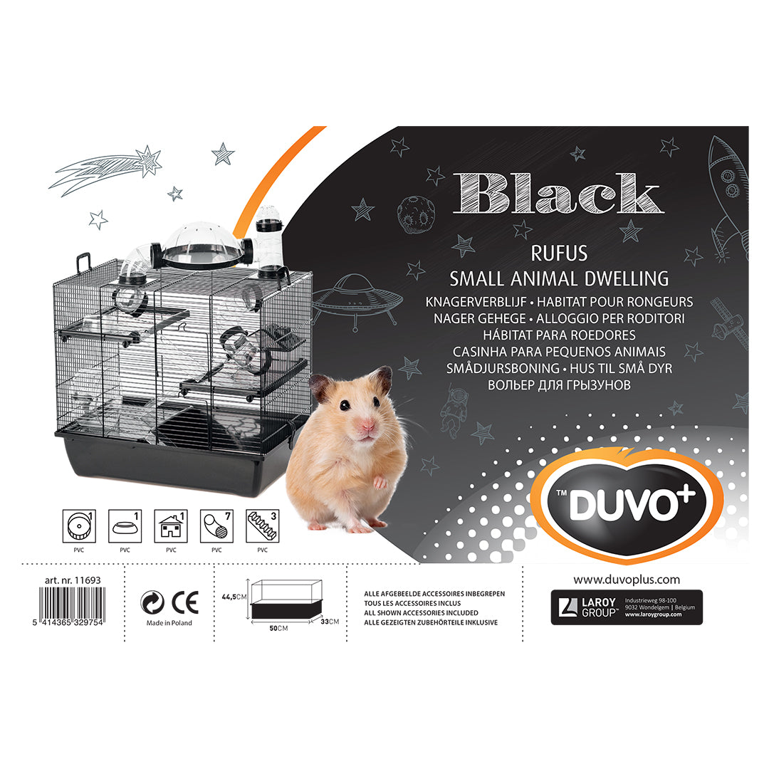Rodent Dwelling Black Rufus