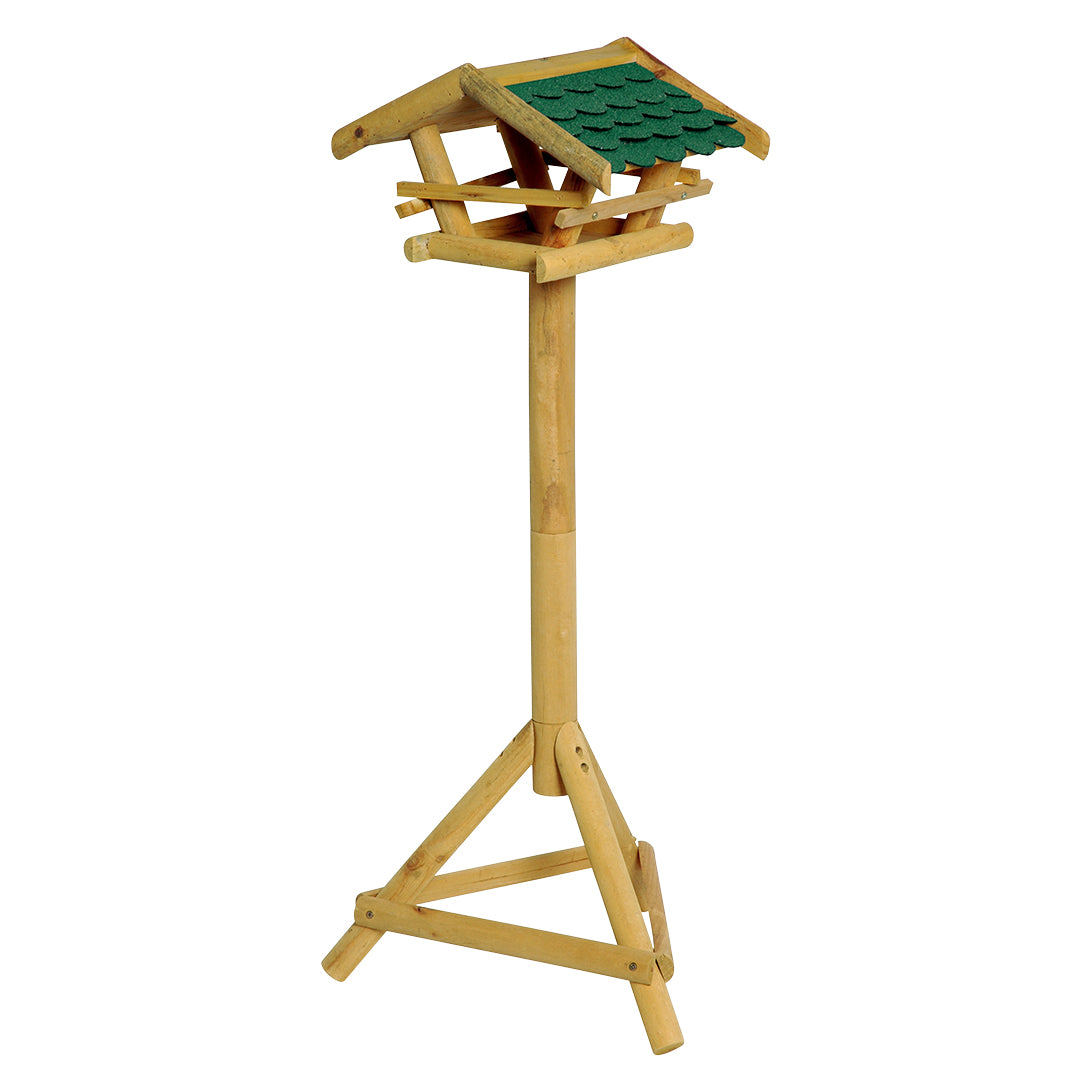 Garden Birds Feeder House on Stand