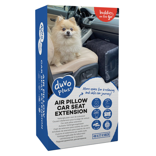 Air pillow car seat extension