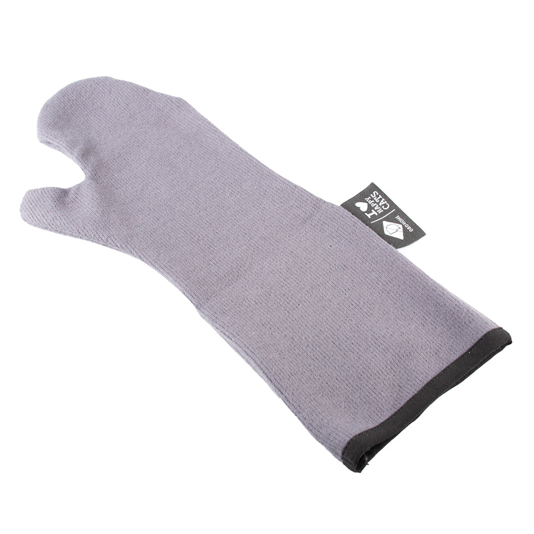 AMBER - Microfiber care glove Grey