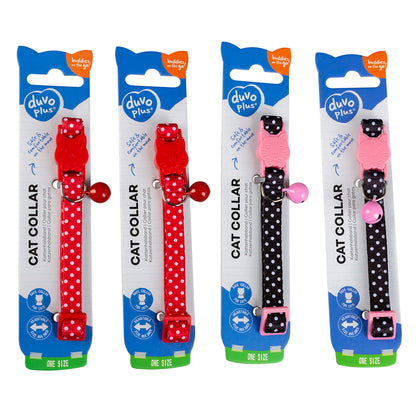 Cat Collar White Dots
