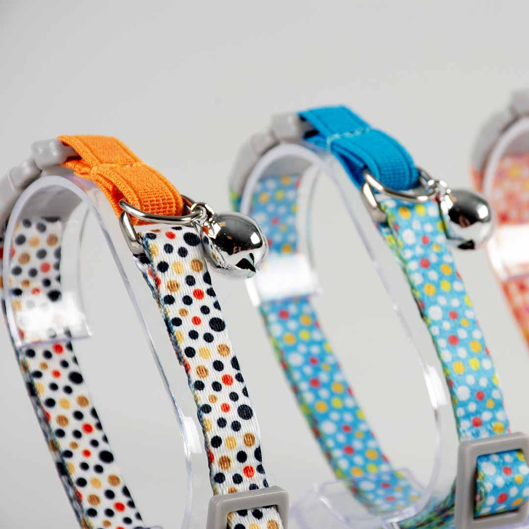 Cat Collar Colorful Balls