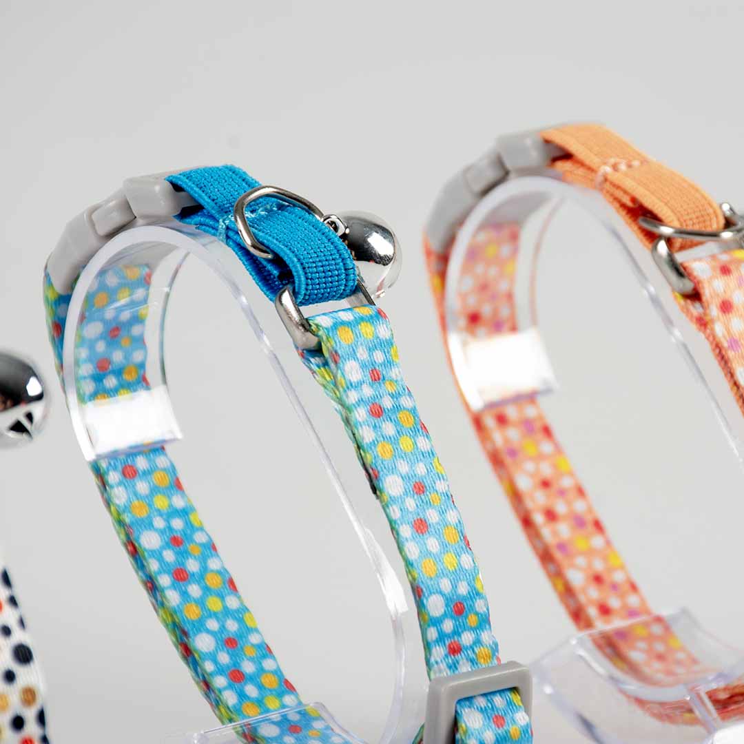 Cat Collar Colorful Balls