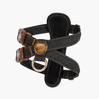 Black Denim: Chest Plate Harness
