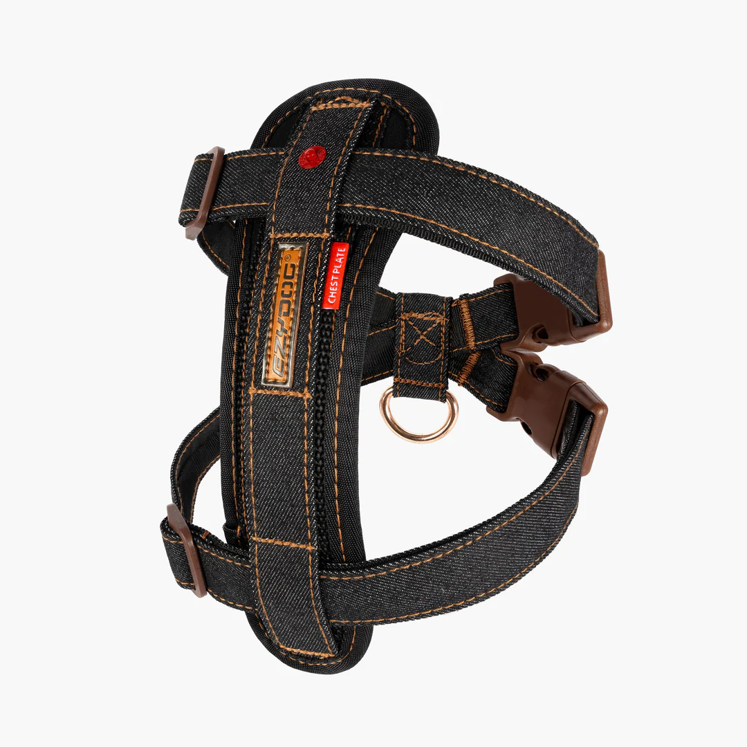 Black Denim: Chest Plate Harness