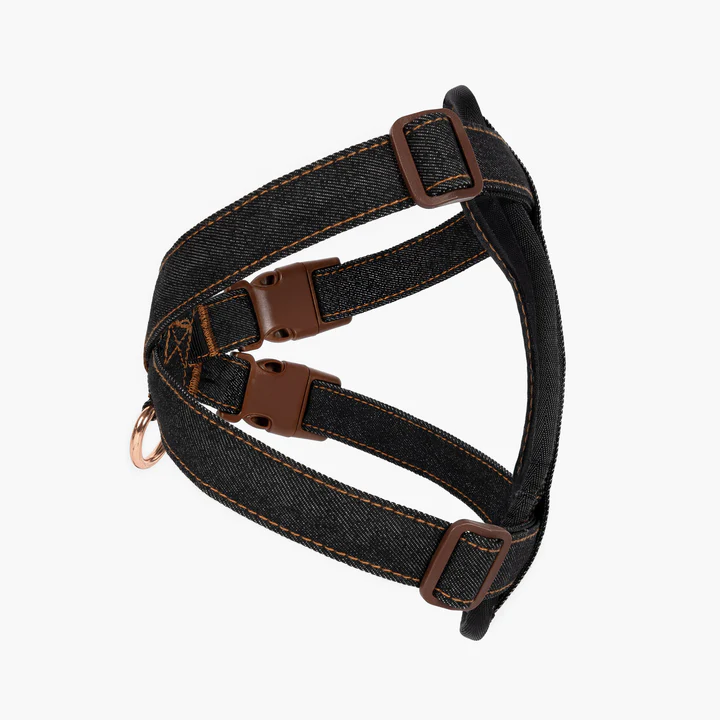 Black Denim: Chest Plate Harness