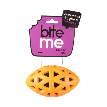 Crack me up - rugby pull toy