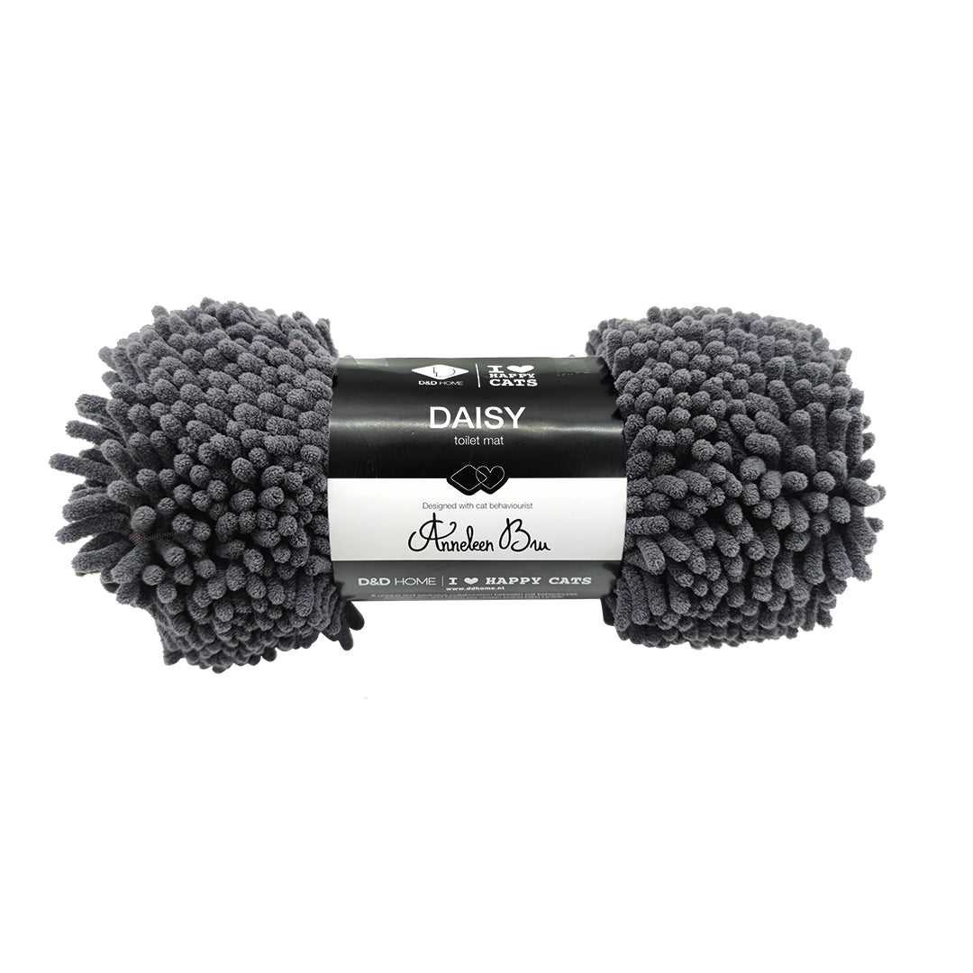 DAISY - Toilet mat Black