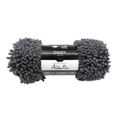 DAISY - Toilet mat Black