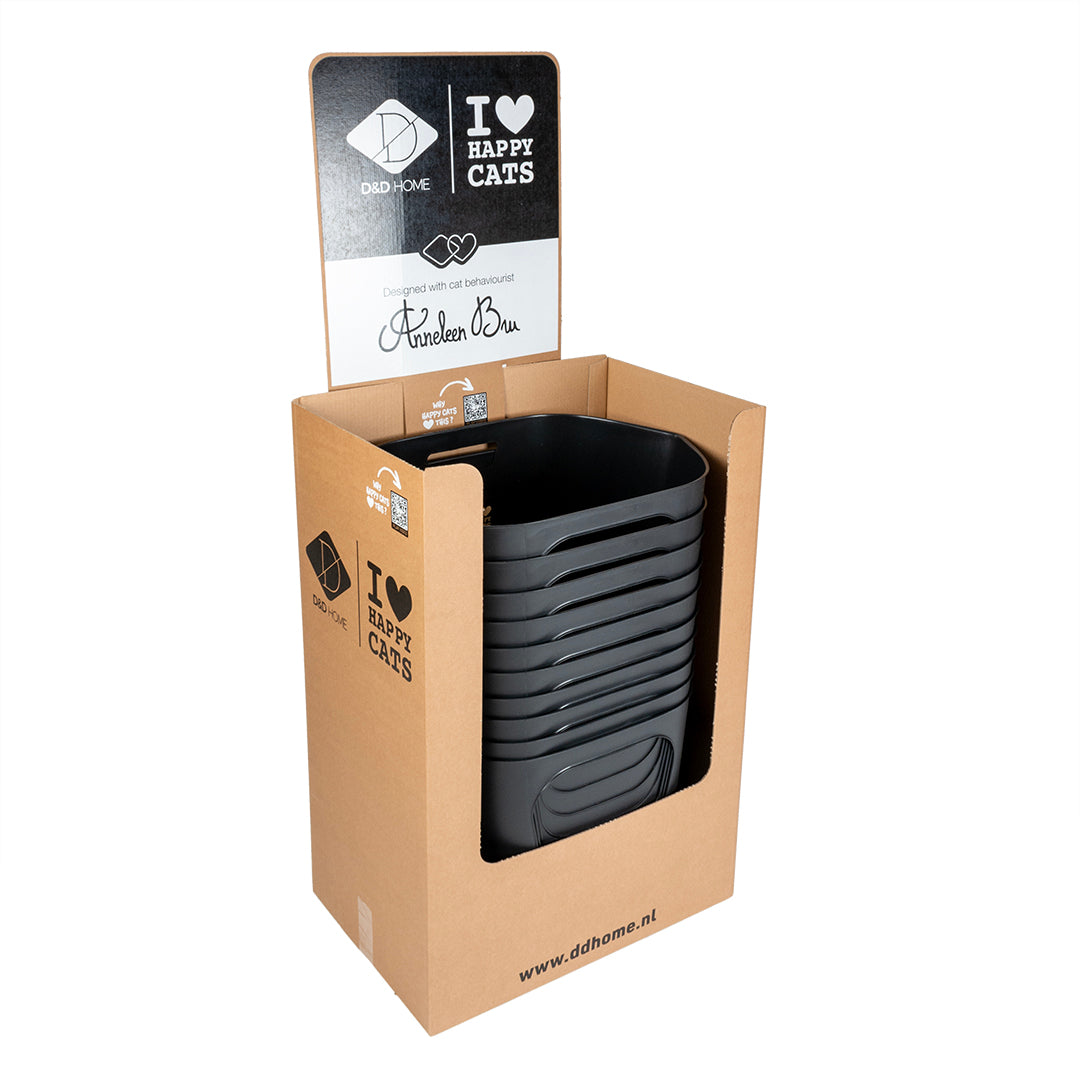 DAISY - Toilet mat Black