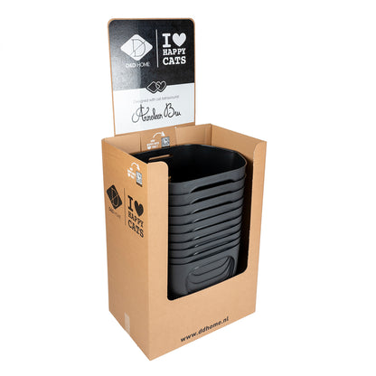 DAISY - Toilet mat Black