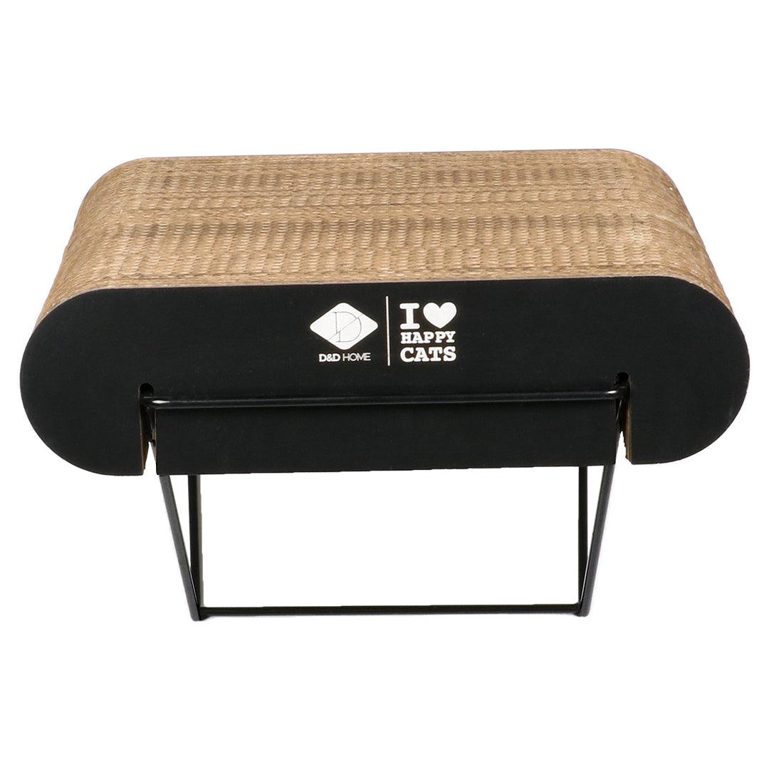 DAVID - Cardboard wall shelf Brown/black