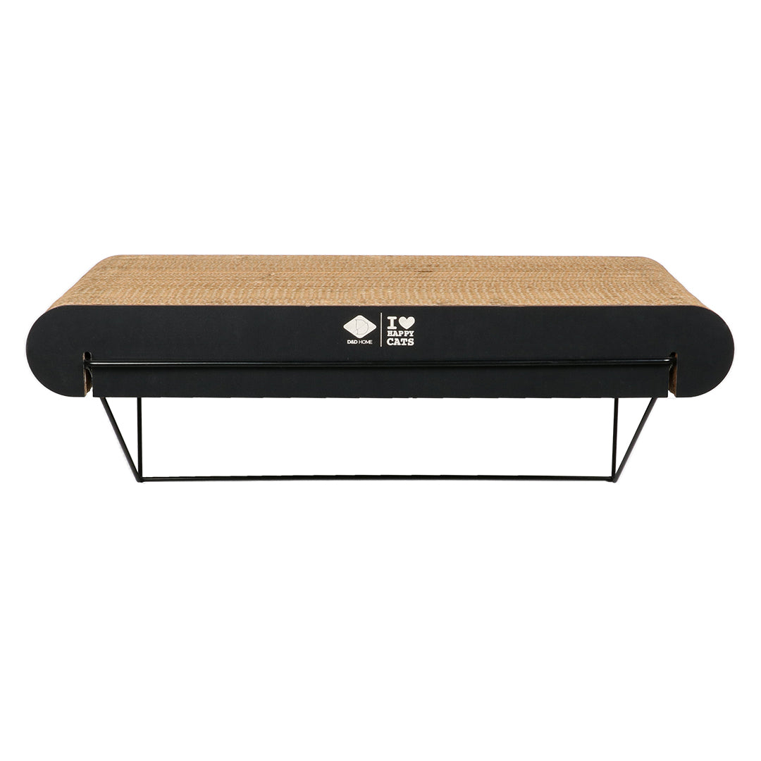 DAVID - Cardboard wall shelf Brown/black