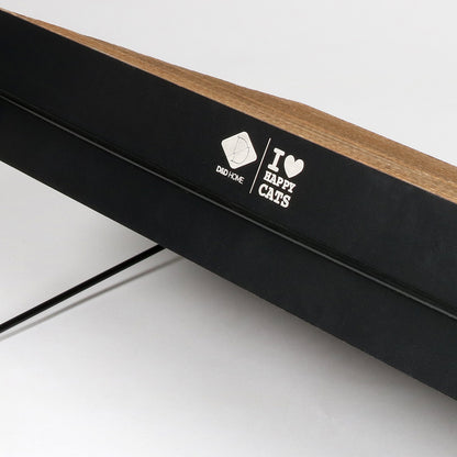 DAVID - Cardboard wall shelf Brown/black