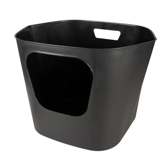 DEAN - open recycled cat toilet Black