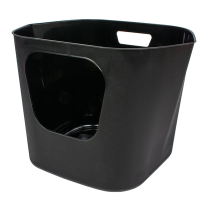 DEAN - open recycled cat toilet Black
