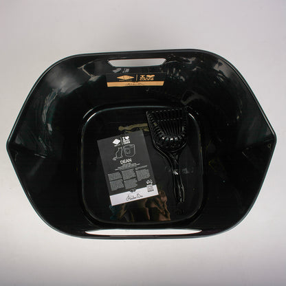DEAN - open recycled cat toilet Black