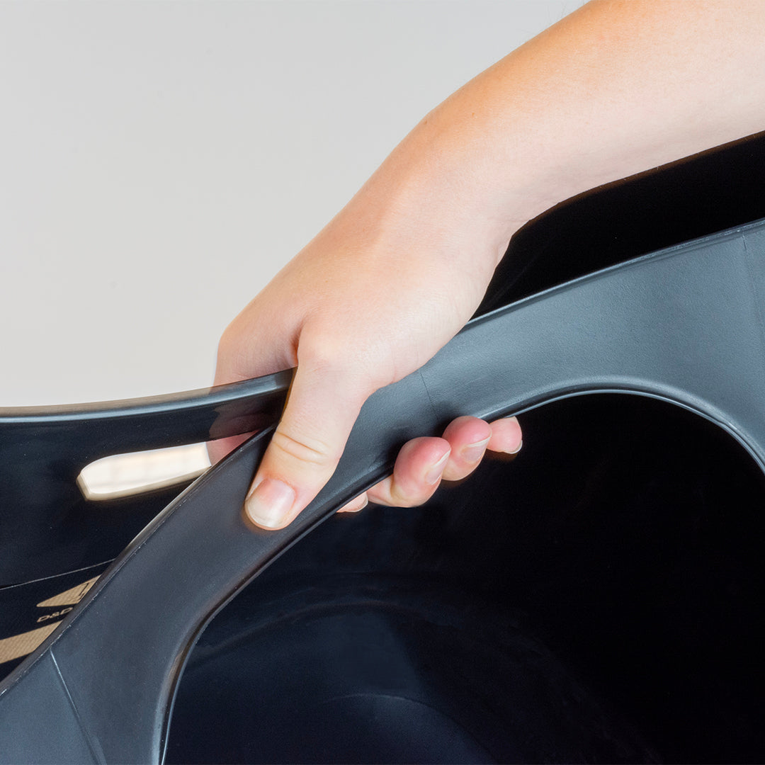 DEAN - open recycled cat toilet Black