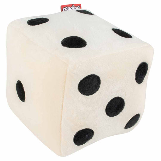 Dog toy with squeeker ROLL THE DICE