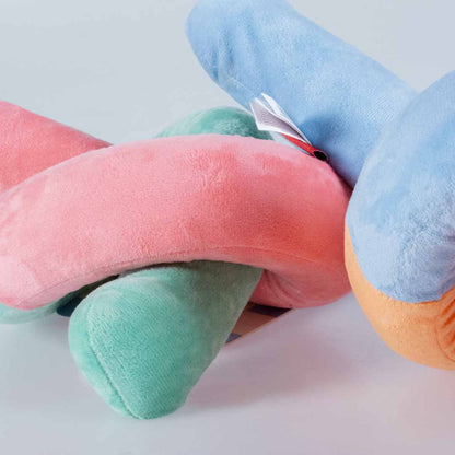 Dog toy with rope SNUGGLE SNAKE Mixed colors