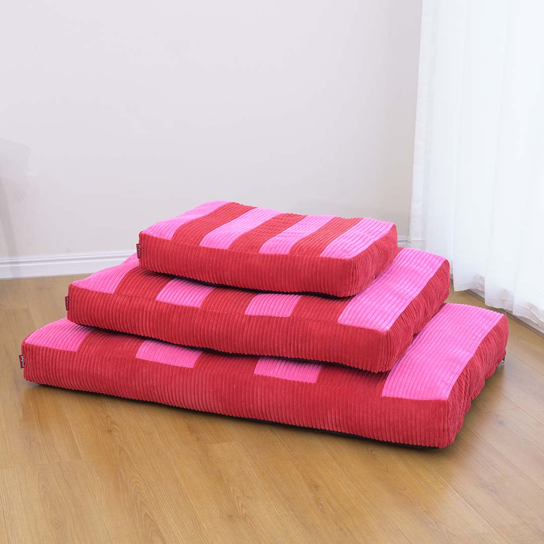 Dog Cushion Cozy Stripe