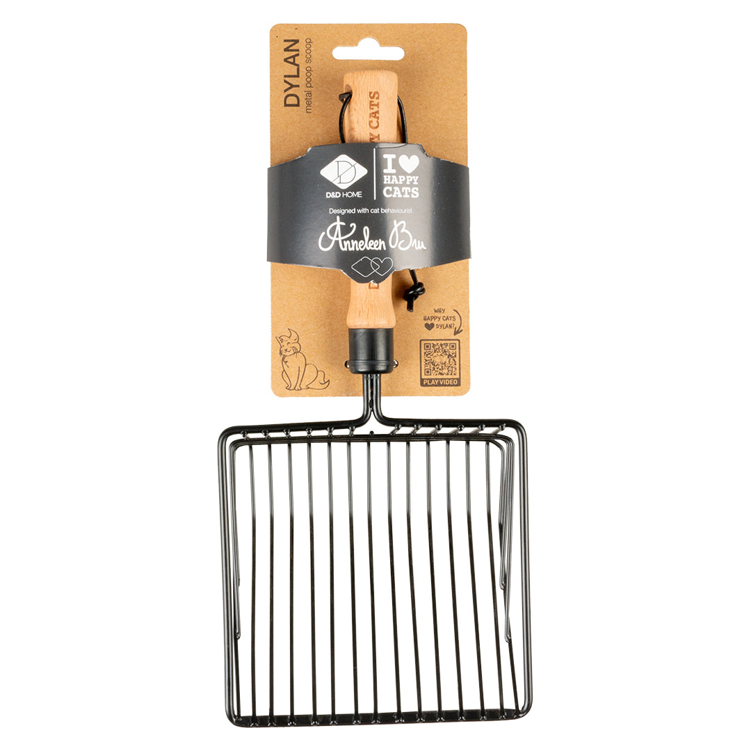 DYLAN - Metal poop scoop Black