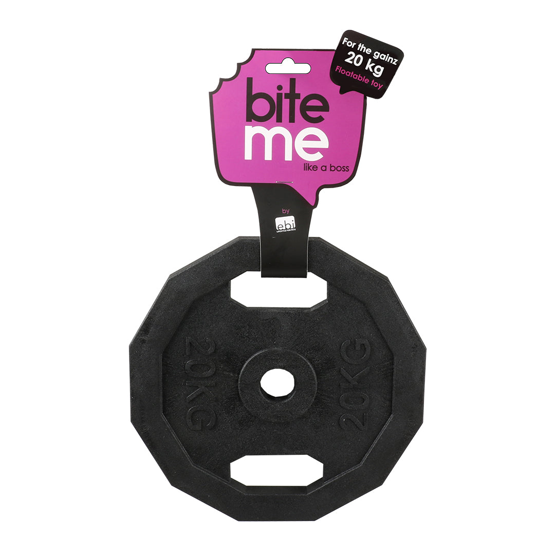 For The Gainz - barbell dog toy