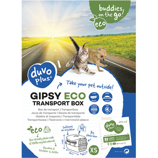 Gipsy eco transport box plastic door Mixed colors