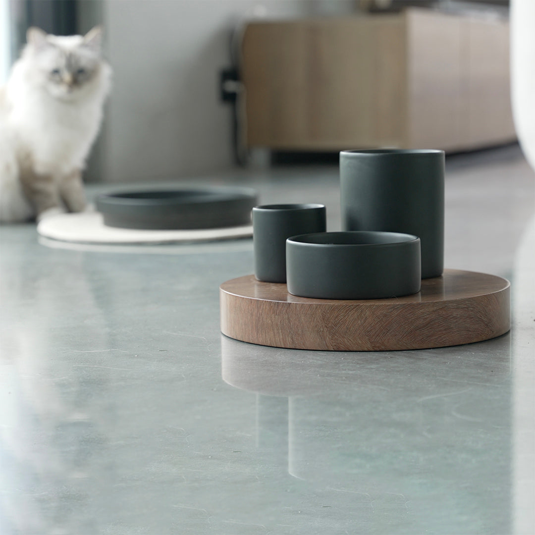 IGGY - Enriched food tray with 3 levels Black