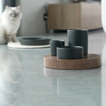 IGGY - Enriched food tray with 3 levels Black