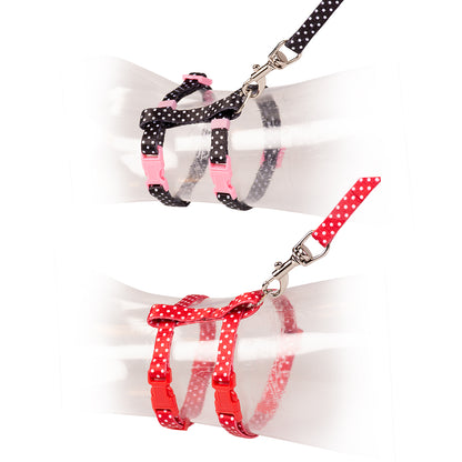 Kitten Walking Set White Dotes