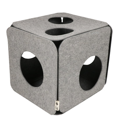 NALA - Felt play cube Grey
