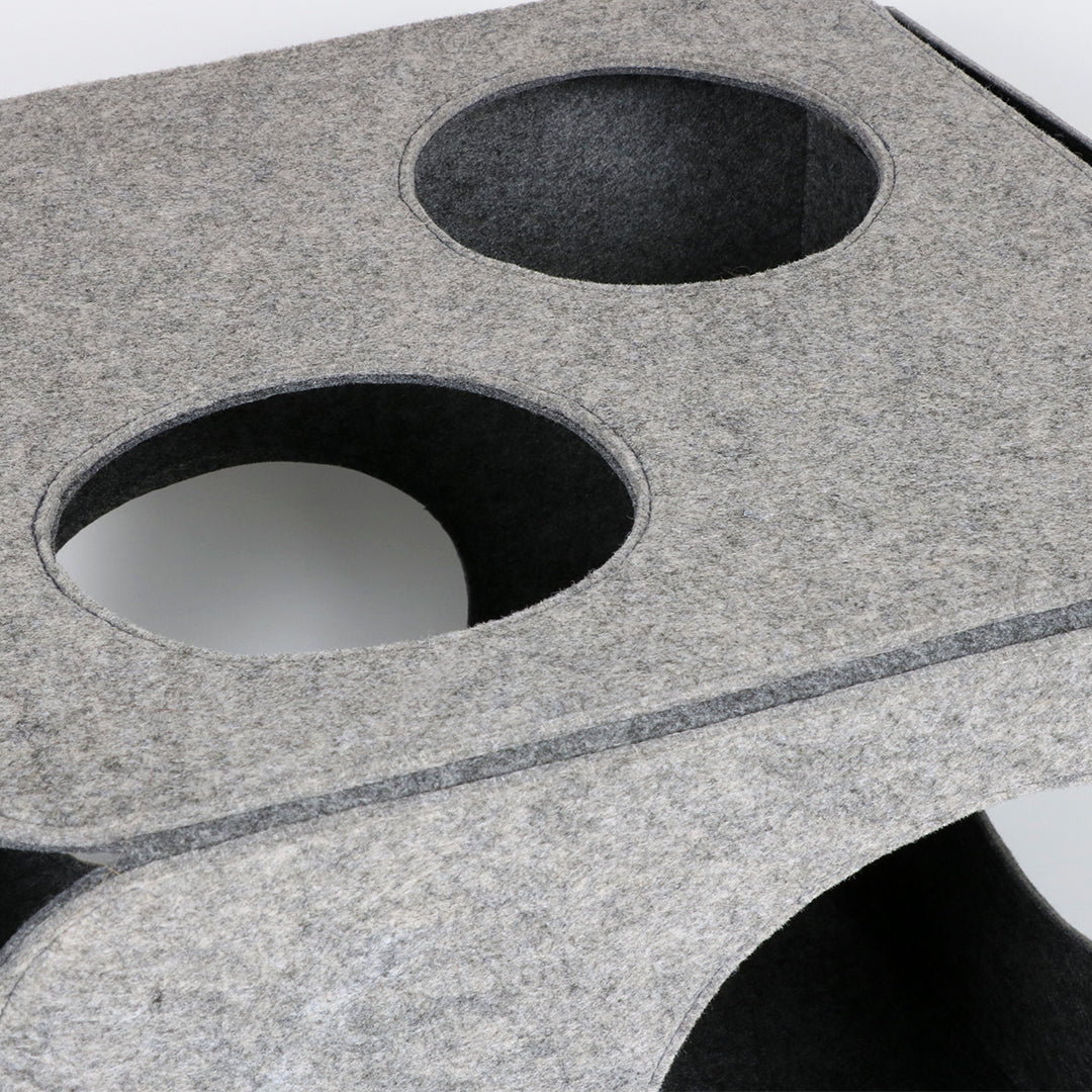 NALA - Felt play cube Grey