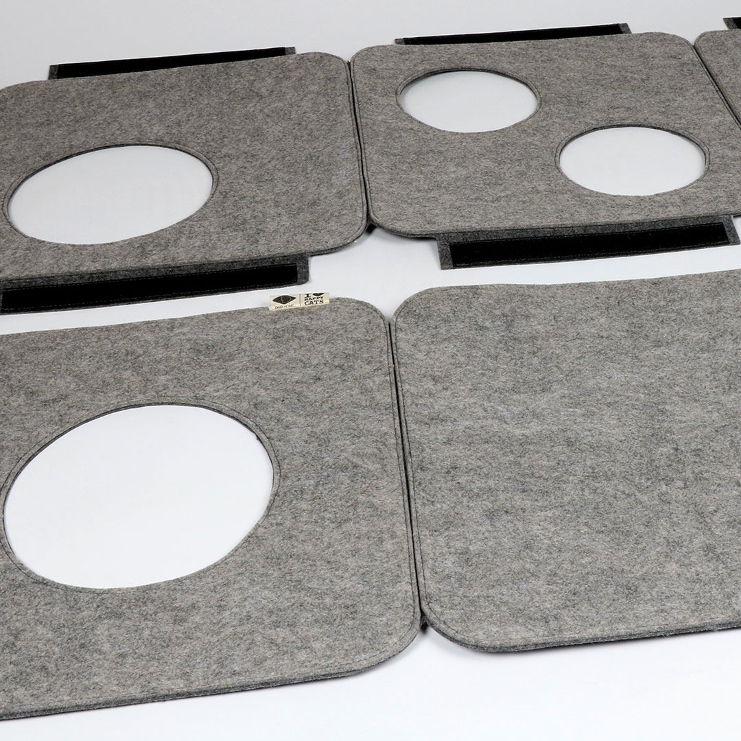 NALA - Felt play cube Grey