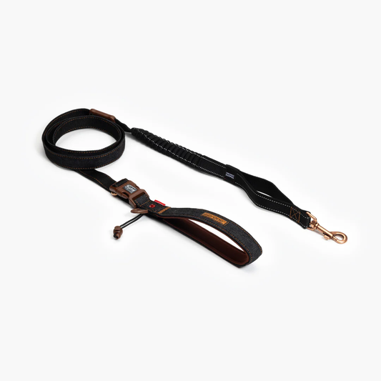 Black Denim: Road Runner Leash