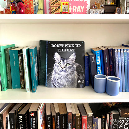 I LOVE Happy Cats sign 'don't pick up' Multicolour