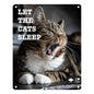 I LOVE Happy Cats sign 'let the cats sleep' Multicolour