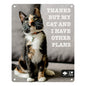 I LOVE Happy Cats sign 'other plans' Multicolour