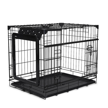 Topline dog bench sliding & folding door