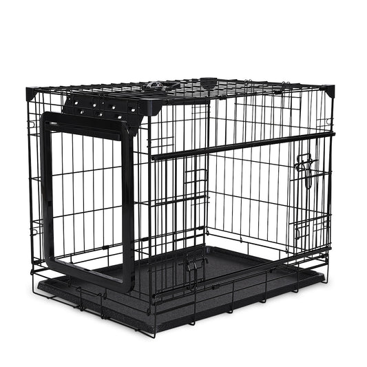 Topline dog bench sliding & folding door