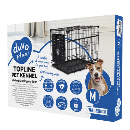 Topline dog bench sliding & folding door