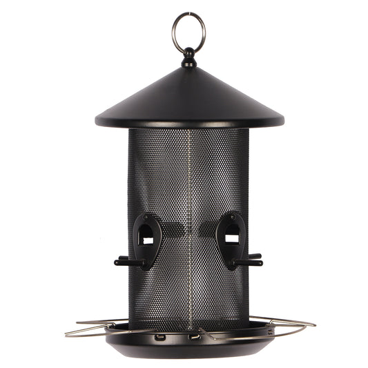 Garden Birds Food Dispenser Metal Tube